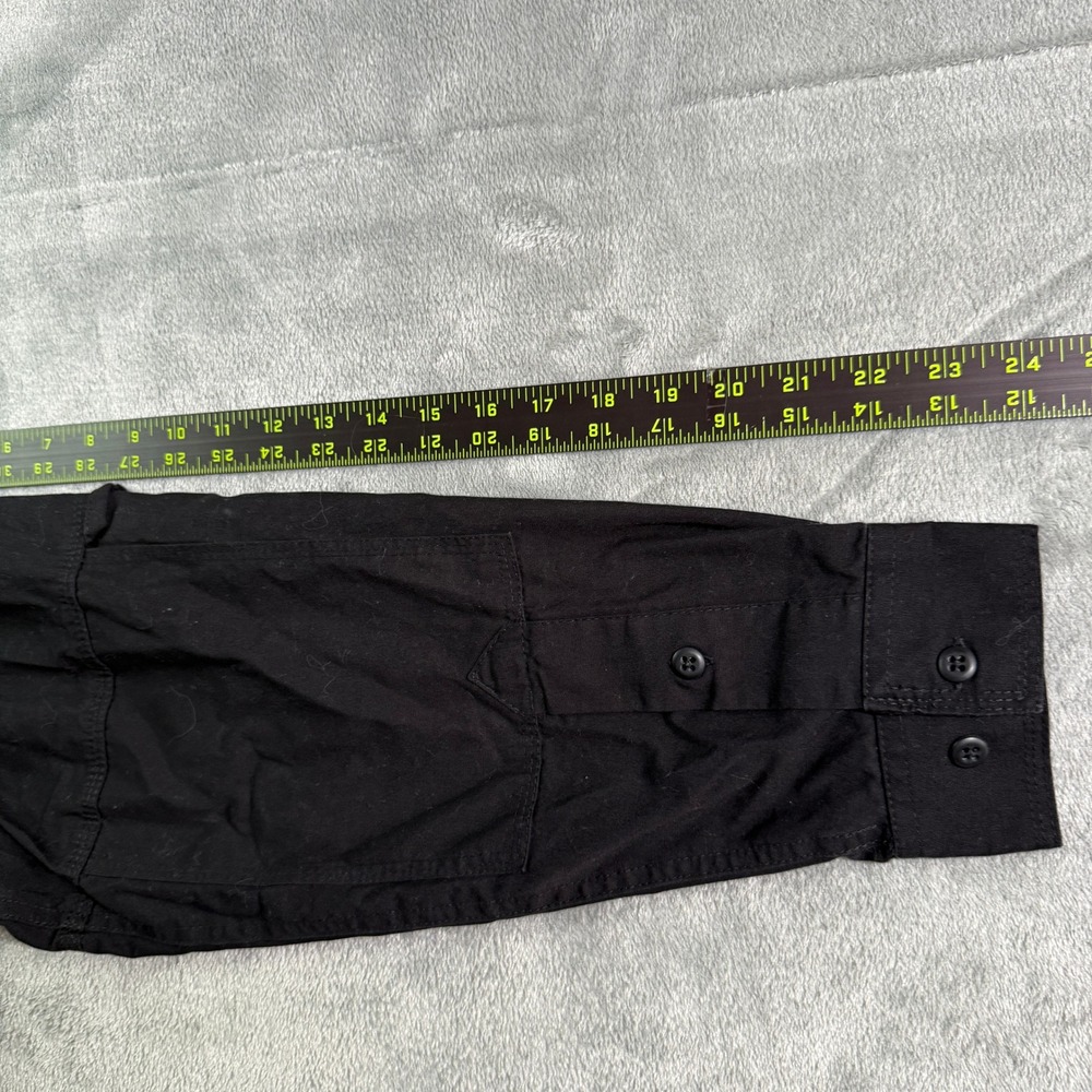 5.11 Tactical Series Mens Black Cotton Long Sleeve Button Down Shirt 72161 M - Picture 9 of 10